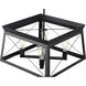 Briarwood 4 Light 20 inch Textured Black Chandelier Ceiling Light